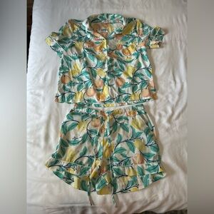 Tabitha Webb - Short Sleeve and Short Sleepwear Set - Med